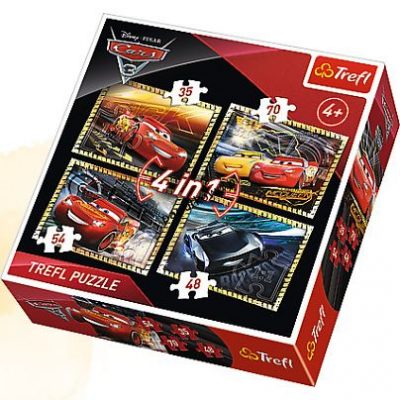 Puzzle Trefl Cars 3 4w1 el. (34276)