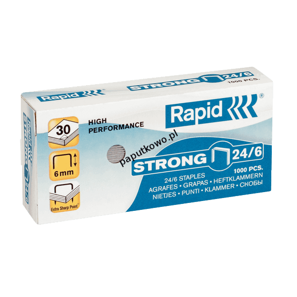 Zszywki 24/6 Rapid Strong 24/6 1000 szt (24855800) 1