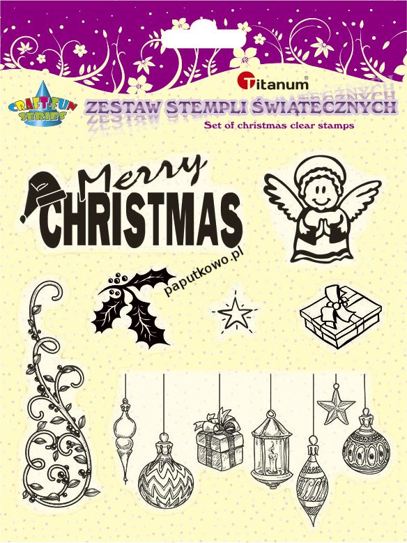 Zestaw pieczątek Titanum Craft-fun Clear stamps Craft-fun (21126)