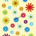 Naklejka (nalepka) Titanum Craft-fun Craft-fun Series kwiatki CRAFT-FUN SERIES (mix) (mix) mm x (mix) mm (GE43) 1