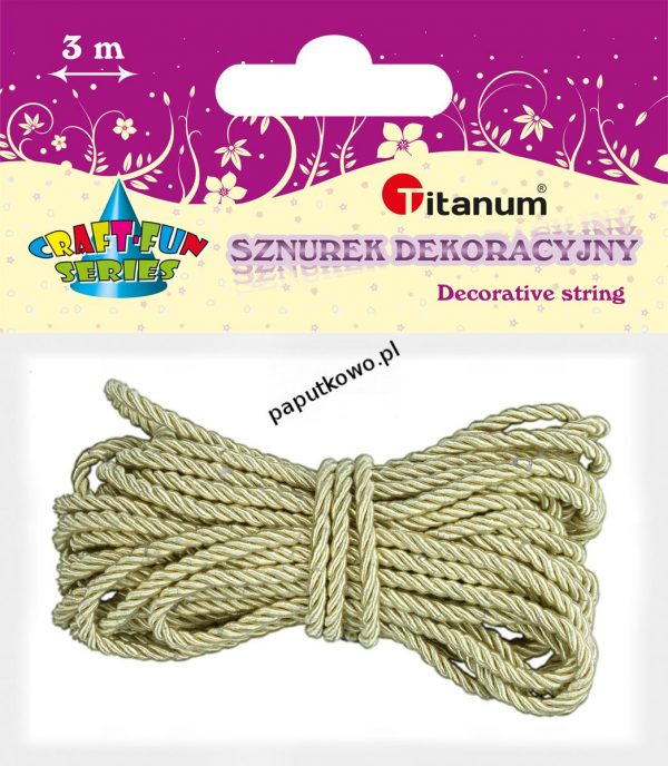 Sznurek Titanum Craft-fun Craft-fun sznurek 3m (polyester)
