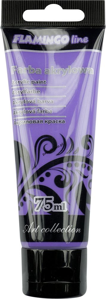 Farba akrylowa Flamingo Line kolor: fioletowy 75 ml 1 kol. (040)