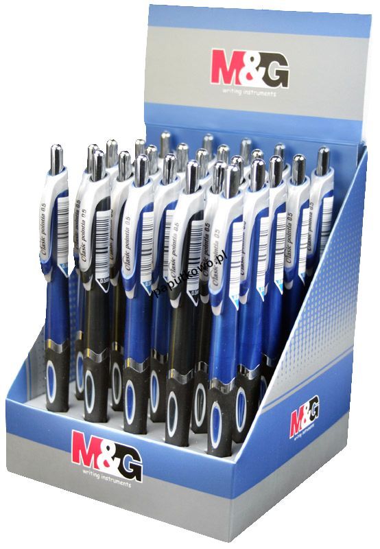 Długopis M&G CLASIC POINTIA, mix wkład 0,5 mm (AGP85072)