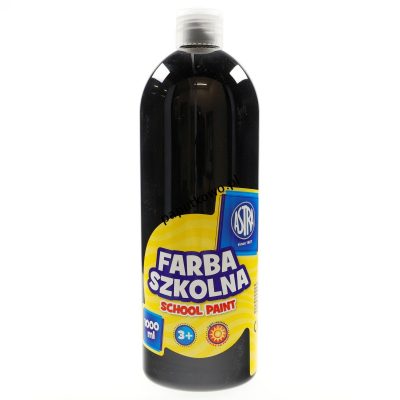 Farby plakatowe Astra szkolne kolor: czarny 1000 ml 1 kol.