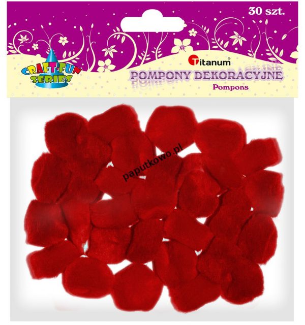 Pompony Titanum Craft-fun Craft-Fun Series Pompony mix 30 szt (115 20 012)