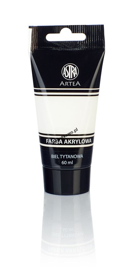 Farba akrylowa Astra kolor: biały tytanowy 60 ml 1 kol. (83410925)