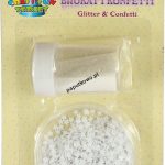 Zestaw brokat + konfetti Titanum Craft-Fun Series biały 1
