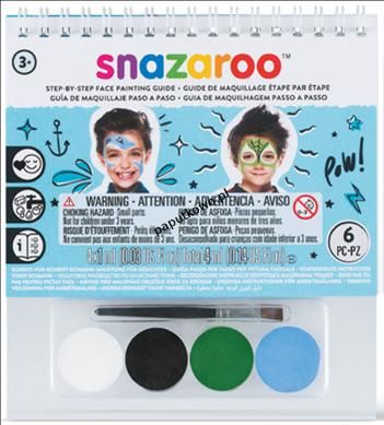 Farba do malowania twarzy Snazaroo 4 kol. (1174002)