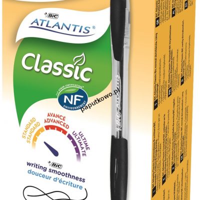 Długopis Bic Atlantis Classic, czarny wkład 1,2 mm (887132) 1