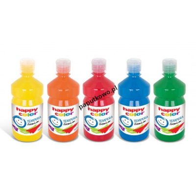 Farba tempera Happy Color kolor: czerwony 500 ml (3310)