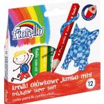 Kredki ołówkowe Fiorello Jumbo Mini Super Soft (170-2297) 1