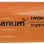 Zakreślacz CLC1190 Titanum ściętka końcówka 1-5 mm pomarańczowy