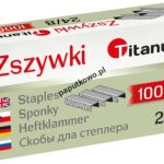 Zszywki 24/8 Titanum 24/8 1000 szt