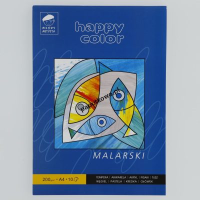 Blok artystyczny Gdd Happy Color blok malarski młody artysta A4 200g 10k 297x210 mm (HA 3720 2030 M10)