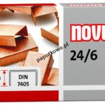 Zszywki 24/6 Novus miedzianowe 24/6 1000 szt (040-0206)