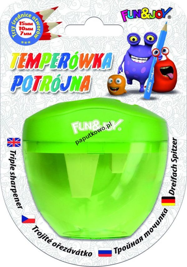 Temperówka Fun&Joy kolor: zielony jasny