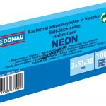 Notes samoprzylepny Donau Neon niebieski 300k 51×38 mm (7585011-10) 1
