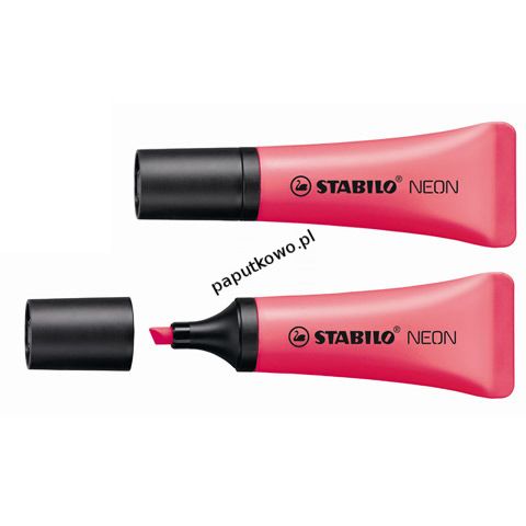 Zakreślacz Stabilo Neon, różowy wkład 2,0-5,0 mm (72/56)