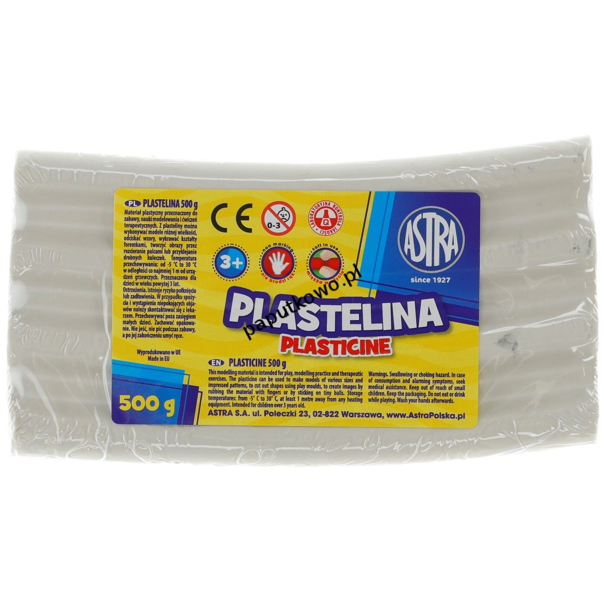 Plastelina Astra 1 kol. biała