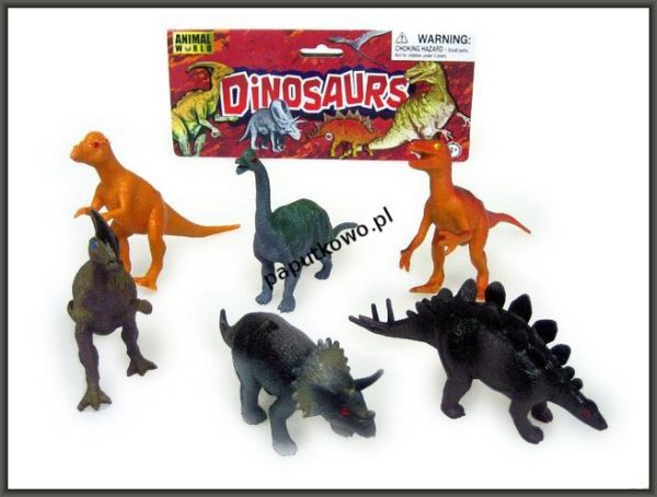 Figurka Dinozaur Hipo 15 cm 6 szt (HSH037)