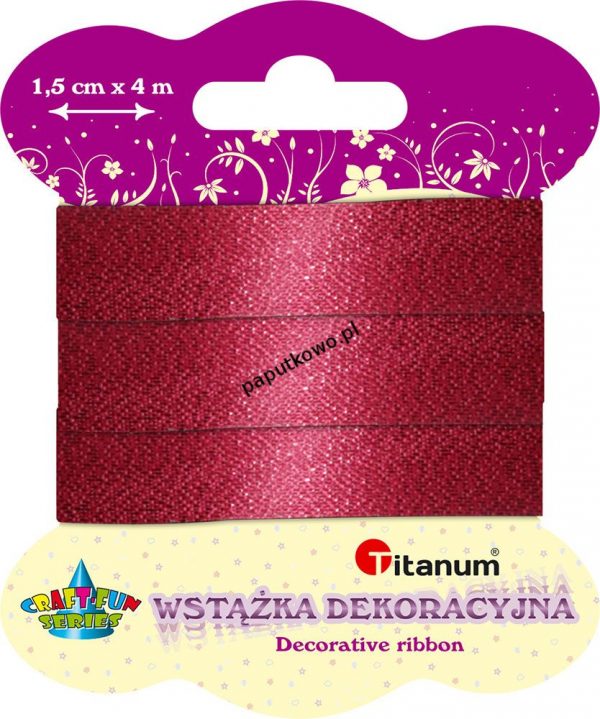 Wstążka Titanum Craft-fun Craft-fun CRAFT-FUN SERIES (TH152159R)