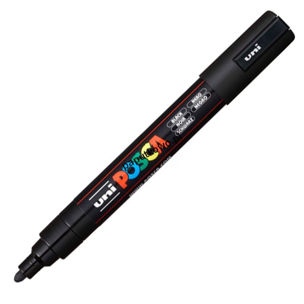 Marker suchościeralny Uni Posca, czarny wkład 1,8-2,5 mm (PC-5M)