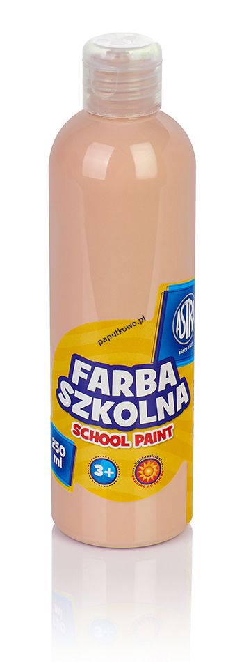 Farby plakatowe Astra szkolne kolor: cielisty 250 ml 1 kol.