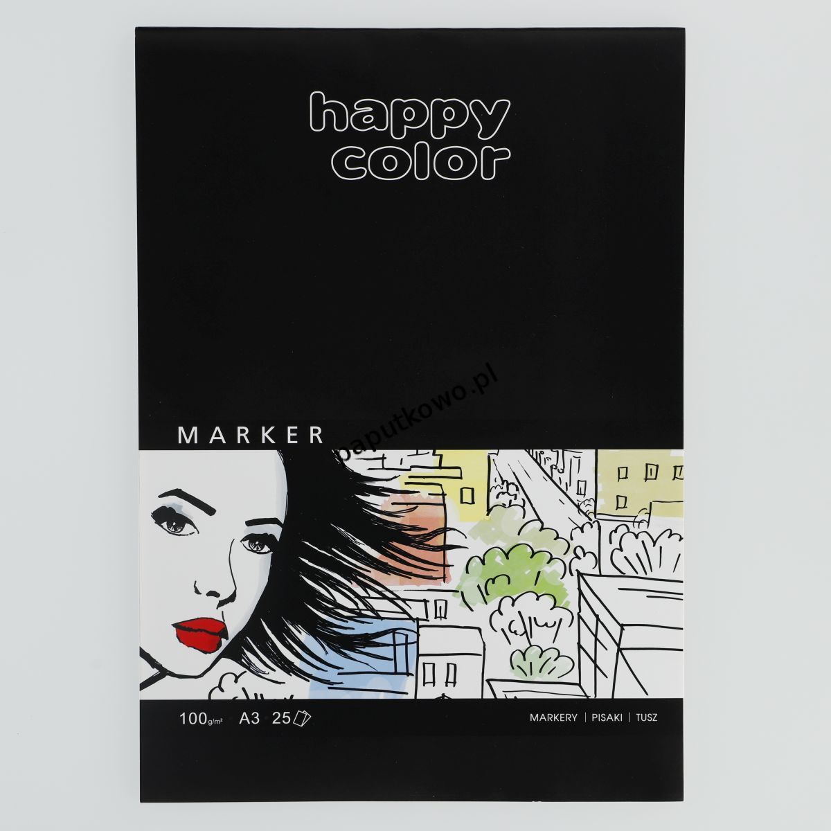 Blok artystyczny Gdd Happy Color do markerów A3 100g 25k (HA 3710 3040-A25)