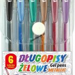 Długopis Fun&Joy metaliczny, mix wkład 0,7 mm (FJ-G06M) 1