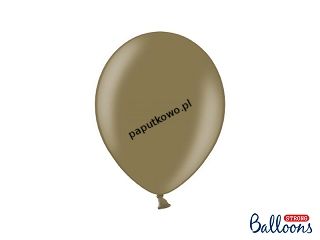 Balon gumowy pastelowy Partydeco Party Deco BALONY STRONG PASTEL cappuccino 50 szt (SB12P-010/50)