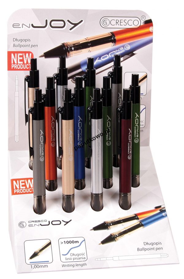 Długopis Cresco eNjOY długopis, niebieski wkład 1,0 mm (250026)