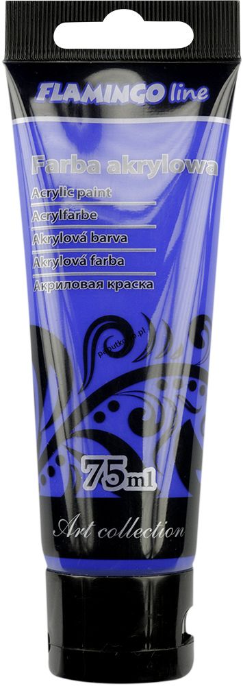 Farba akrylowa Flamingo Line kolor: ultramaryna 75 ml 1 kol. (077)