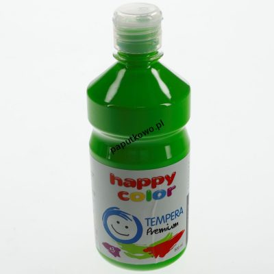 Farba tempera Happy Color kolor: zielony jasny 500 ml