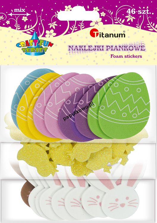 Naklejka (nalepka) Titanum Craft-fun Craft-Fun Series Wielkanoc (mix) kolor: mix (mix) mm x (mix) mm (E20)