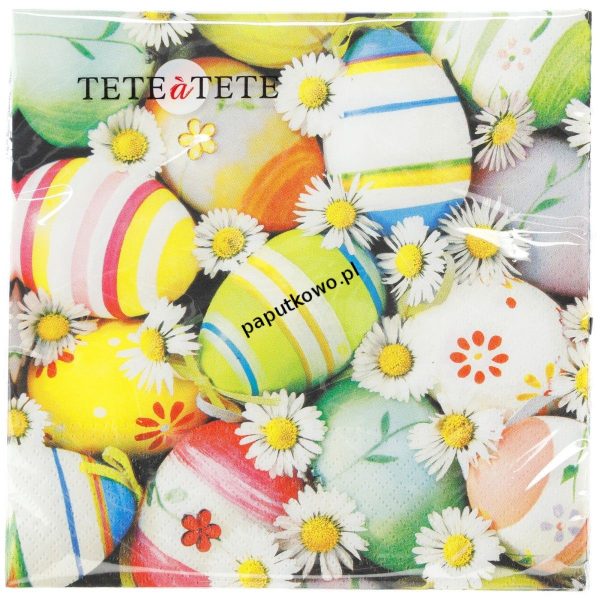 Serwetki Paw Daisies among Eggs 330 mm x 330 mm (TL665000)