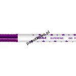 Długopis Toma gwiazdki FIOLETOWY, fioletowy wkład 0,5 mm (To-059) 1