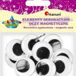 Oczka Titanum Craft-fun Craft-Fun Series oczy magnetyczne 10 szt (25 mm)