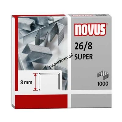 Zszywki 26/8 Novus 26/8 1000 szt