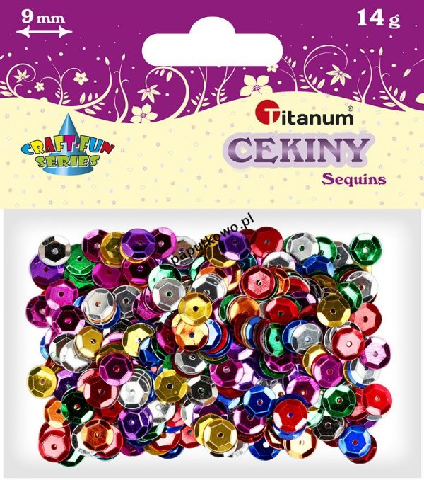 Cekiny Titanum Craft-fun Craft-Fun Series okrągłe (CO041)