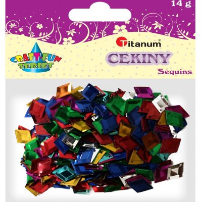 Cekiny Titanum Craft-Fun Series Diamenty mix kolorów 1