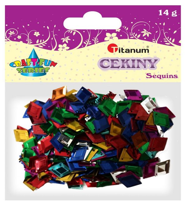 Cekiny Titanum Craft-Fun Series Diamenty mix kolorów