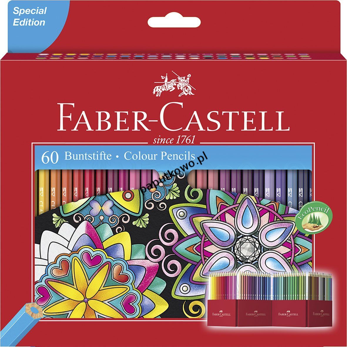 Kredki ołówkowe Faber Castell Zamek 60 kol