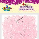Kryształki Titanum Craft-fun Craft-fun kryształki pastikowe różowy (40 g)