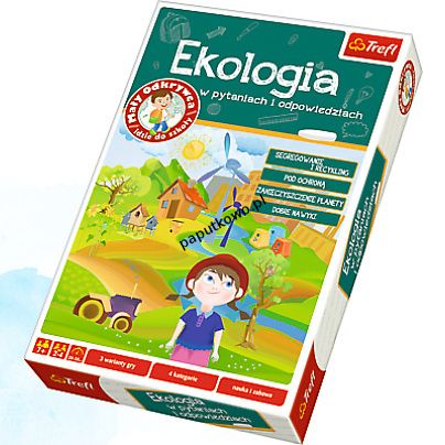 Gra edukacyjna Trefl Ekologia MAŁY ODKRYWCA IDZIE DO SZKOŁY 32,40,32,0 (01363)