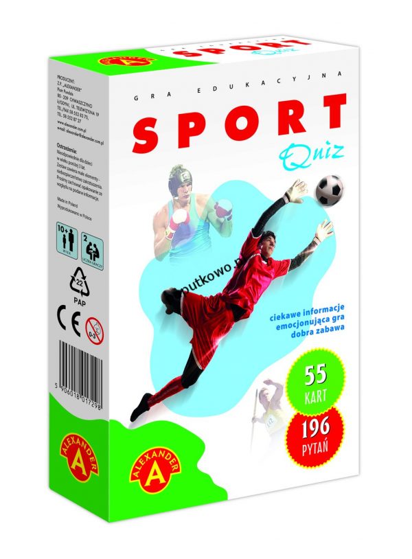 Gra edukacyjna Alexander Quiz Sport mini