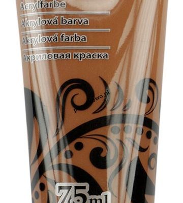 Farba akrylowa Flamingo Line kolor: brązowy jasny 75 ml 1 kol