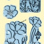 Naklejka (nalepka) Titanum Craft-fun craft-fun kwiaty (PFH06)