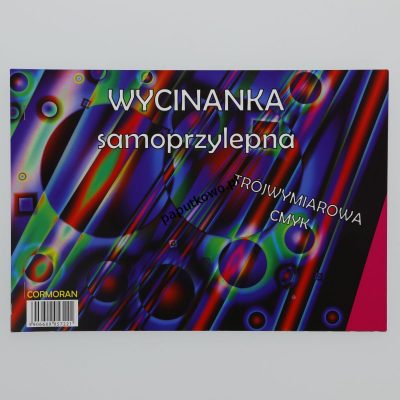 Zeszyt papierów kolorowych Cormoran trójwymiarowa cmyk A4