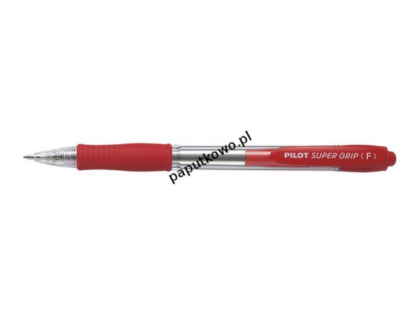 Długopis Pilot Super Grip, czerwony wkład 0,21 mm