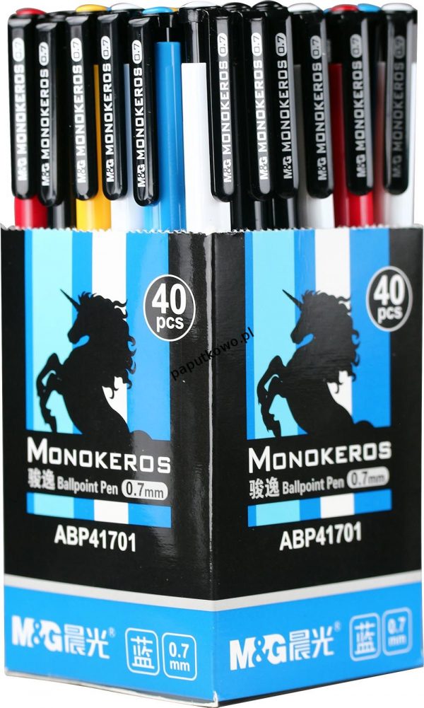 Długopis M&G Monokeros, niebieski wkład 0,7 mm (ABP41701)